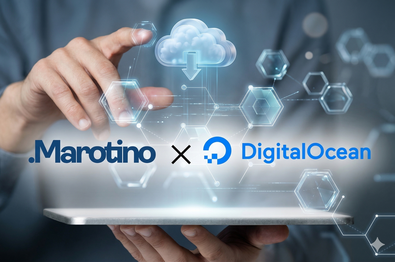 Marotino x DigitalOcean kumppanuusilmoitus